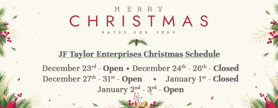 JF Taylor Christmas Office Hours